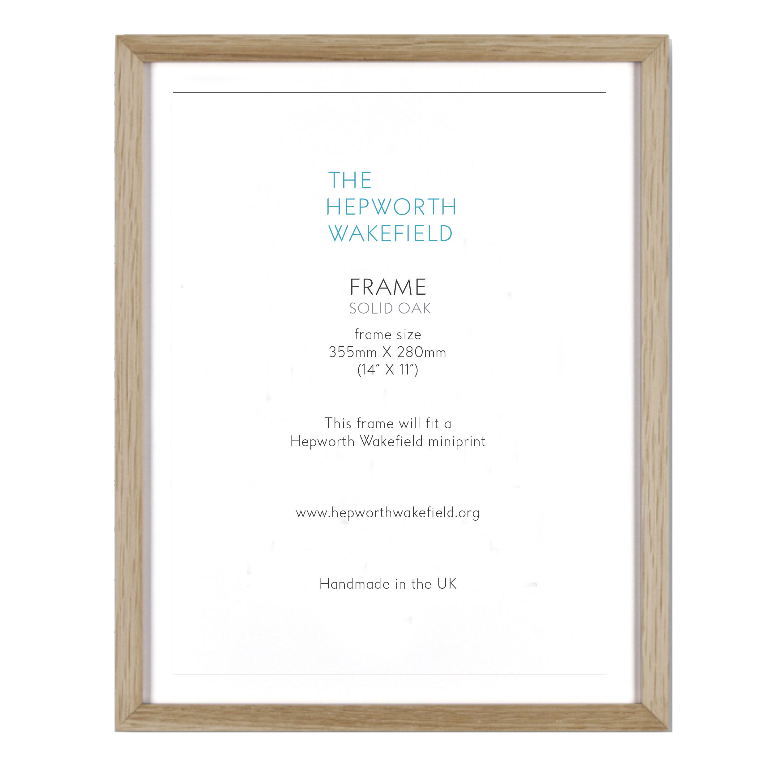 Mini Printer Frame Oak Mini Print Frame – The Hepworth Wakefield Enterprises