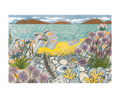 Pebble Shore Greetings Card