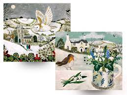 Robin / Snowy Owl Christmas Card Pack