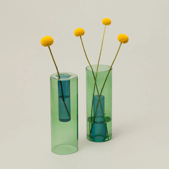 Reversible Vase Green / Blue