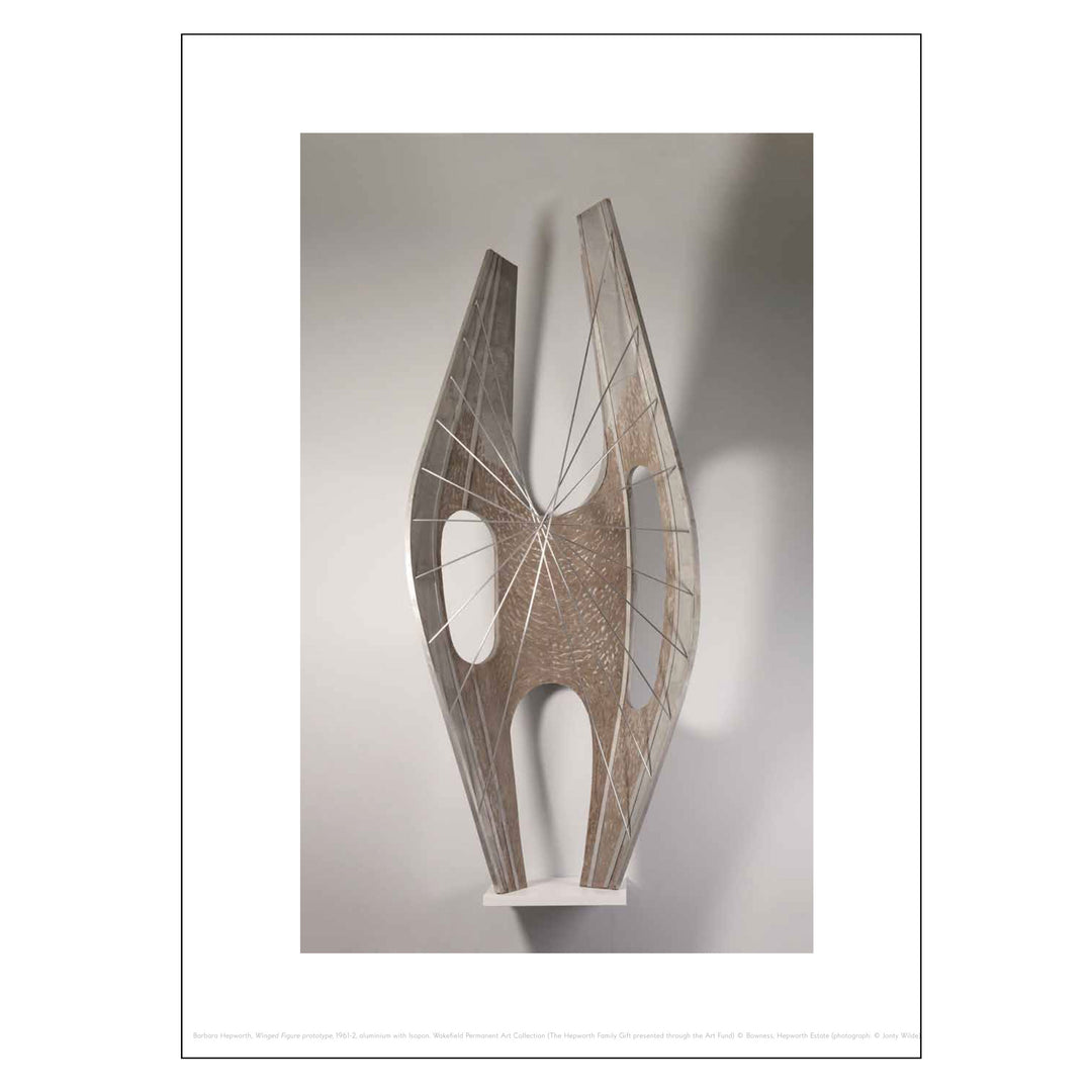 Winged Figure Mini Print by Barbara Hepworth