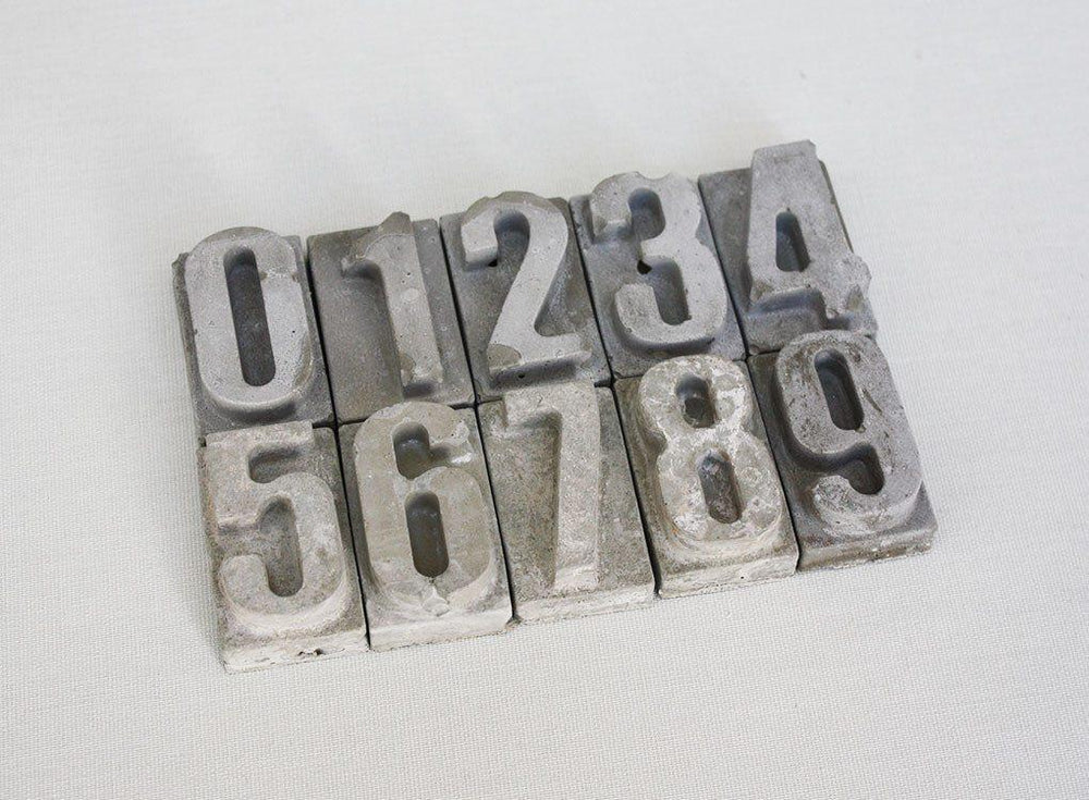 Concrete Letters & Numbers