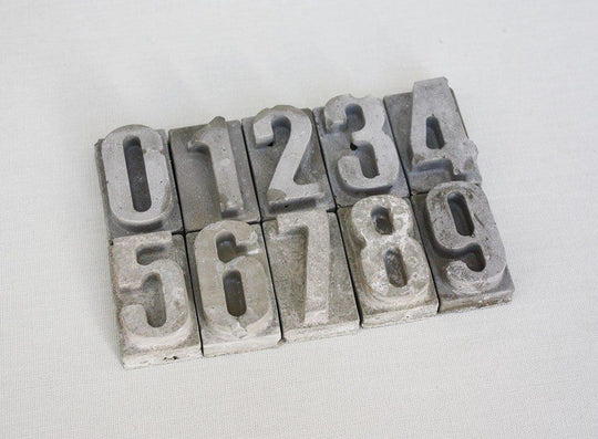 Concrete Letters & Numbers