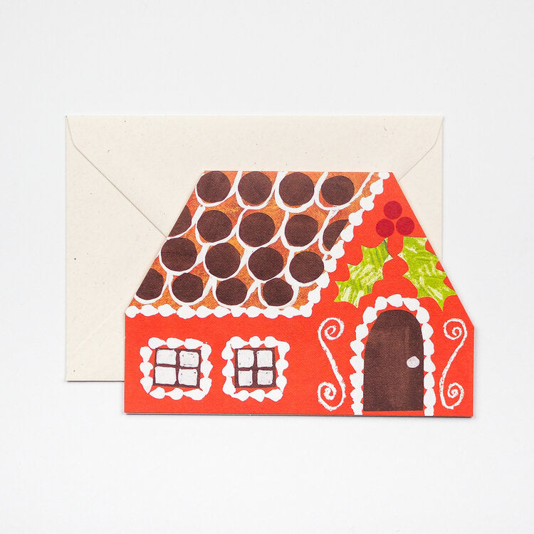 Gingerbread House Greetings Card