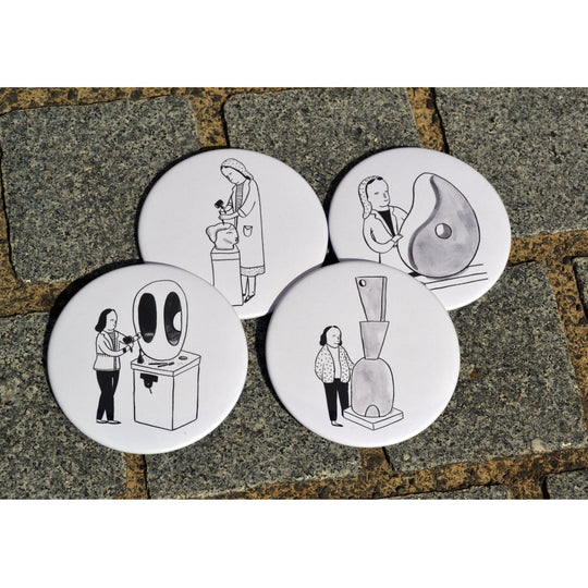 Barbara Hepworth Magnet by Alex Sickling