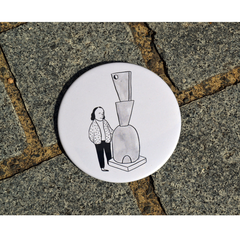 Barbara Hepworth Magnet by Alex Sickling