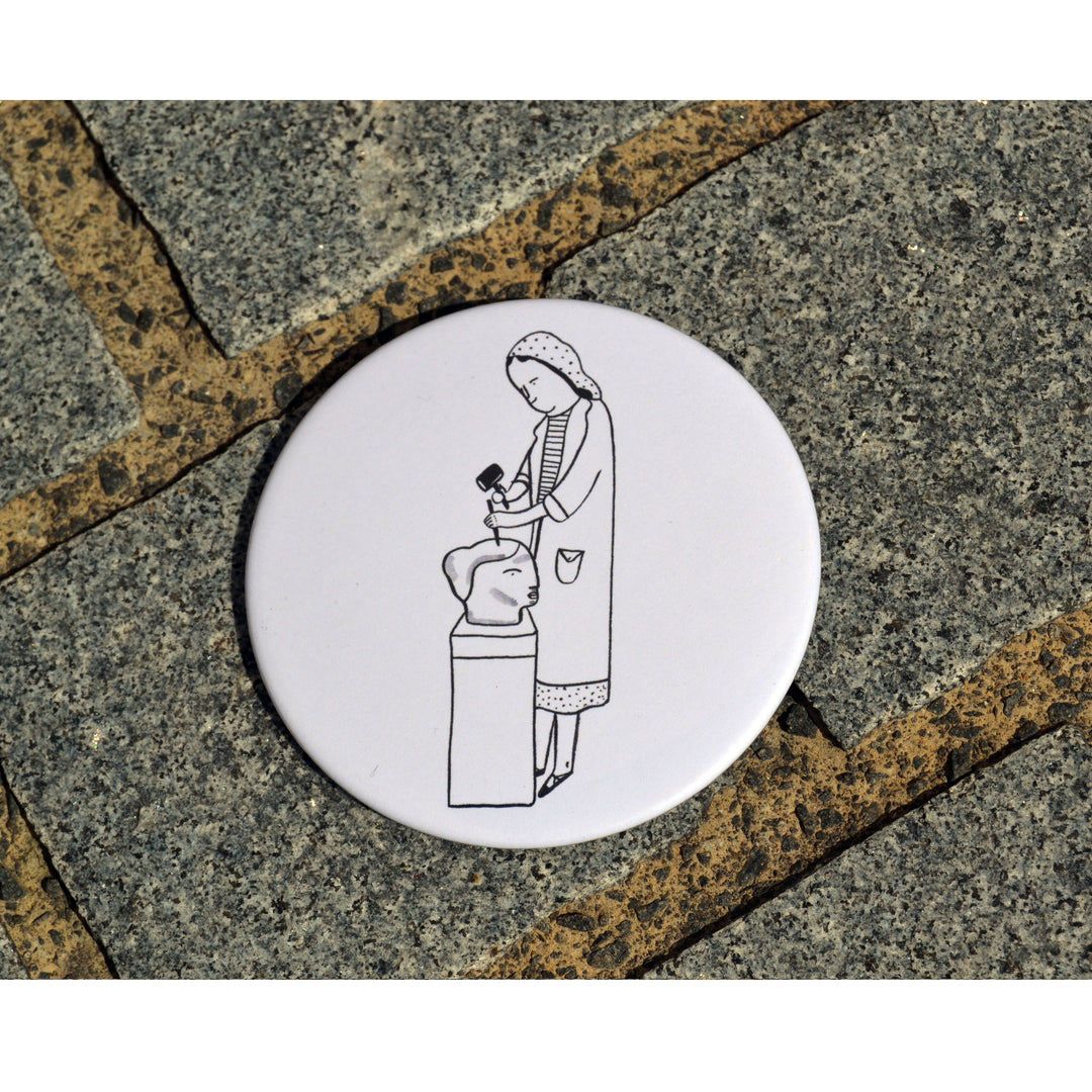 Barbara Hepworth Magnet by Alex Sickling