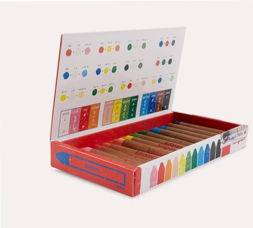 Kitpas Crayons Medium 12 Colours