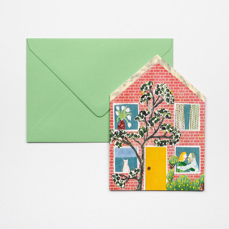 Little Townhouse Greetings Card