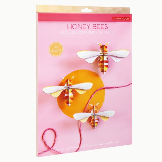 Honey Bees Set of 3